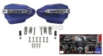 For Royal Enfield New Himalayan 450 Tinted Blue Color Hand Guard Kit - SPAREZO